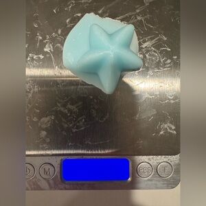 Star-Shaped Blue handmade sea salt and sage goat milk Soap 11.6 grams